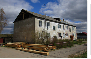 Обновление крыши в п. Молодежный Нерехтского района