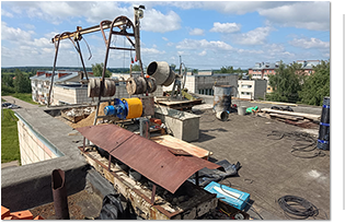 В г. Кострома продолжается капитальный ремонт крыш