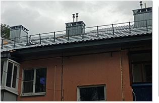 Завершается капитальный ремонт крыши по адресу г. Кострома, ул. Титова, д. 6